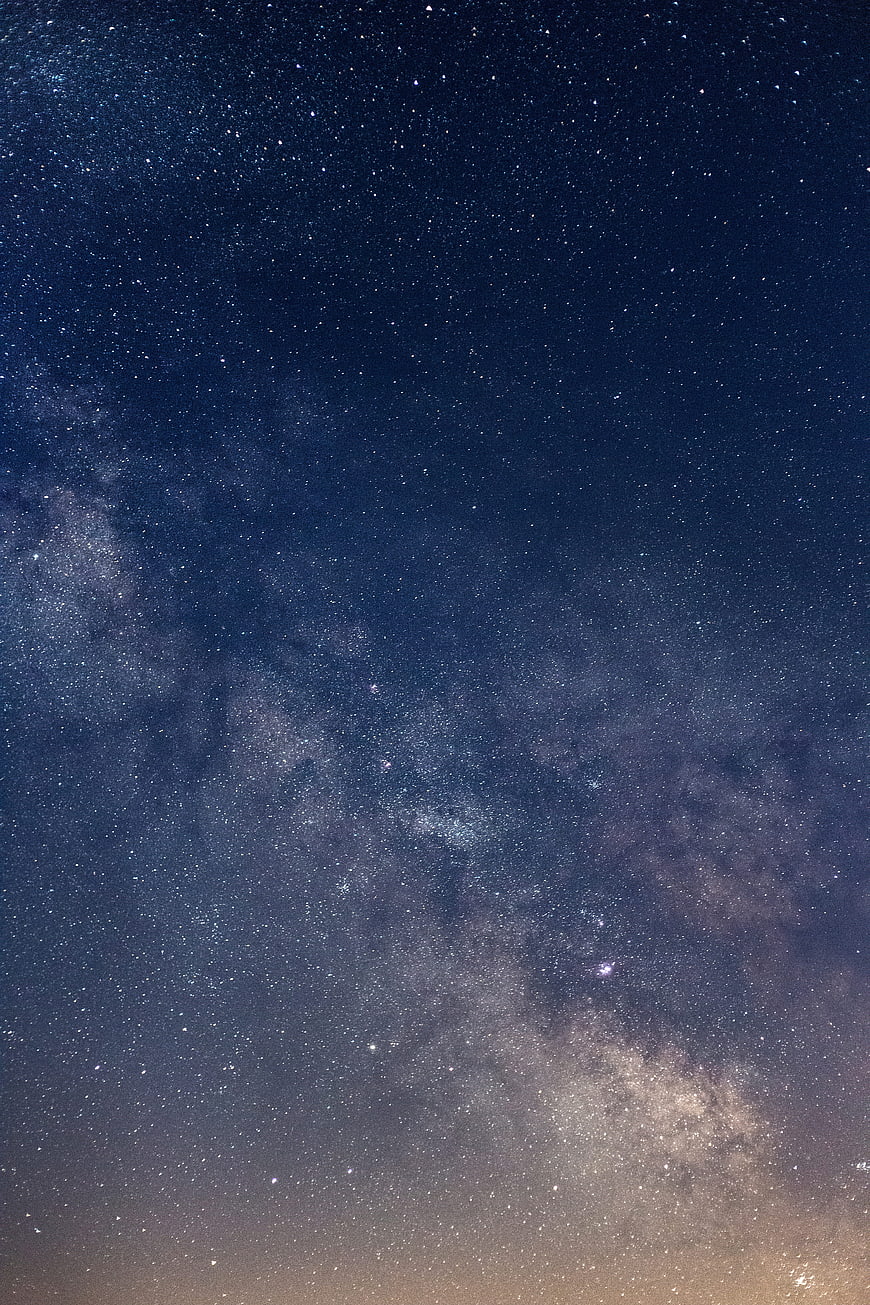 Milky Way Galaxy Core in Night Sky