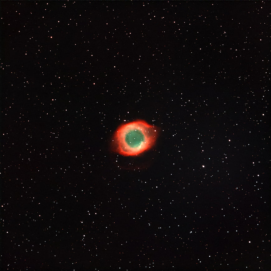 Ring Nebula M57 Astrophotography Deep Space Image