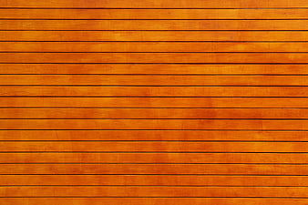 Horizontal Orange Wooden Plank Texture Background