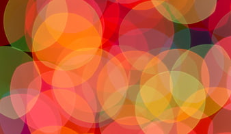 Abstract colorful bokeh lights background with overlapping circles
