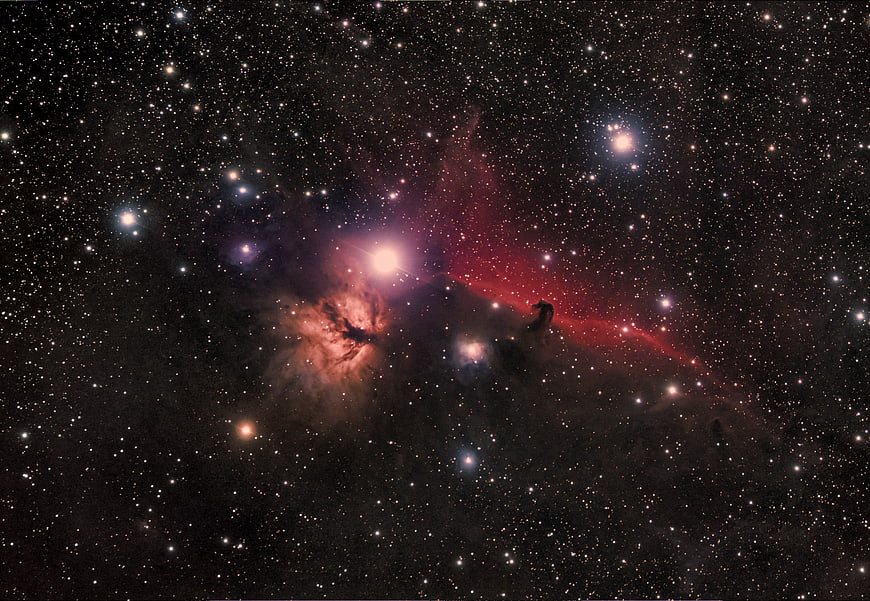 Stunning Horsehead Nebula Astrophotography in Deep Space
