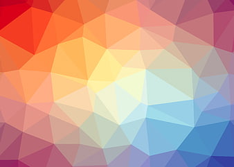 Colorful Geometric Polygon Abstract Background