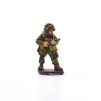 Painted WWII Infantry Miniature Soldier Figurine