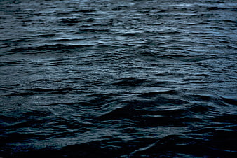 Dark Moody Ocean Waves Texture Background