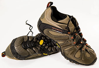 Merrell Hiking Shoes on White Background