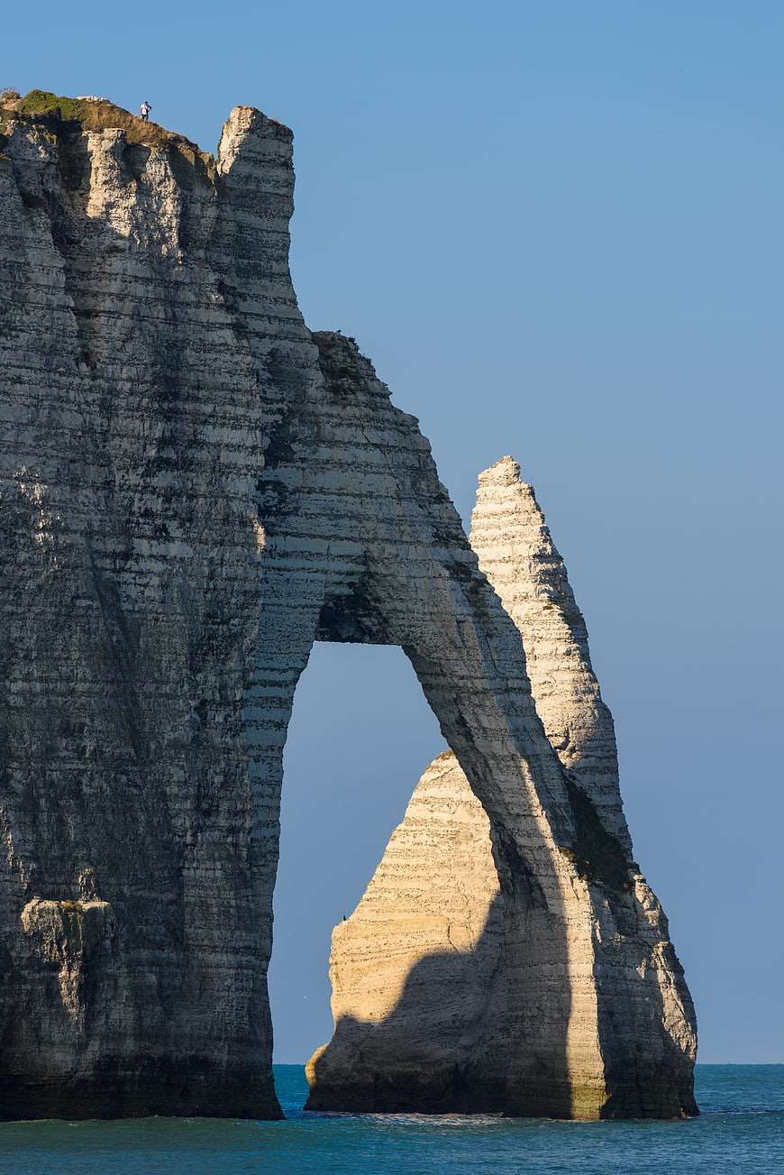 Etretat Rock Arch Cliff Landscape