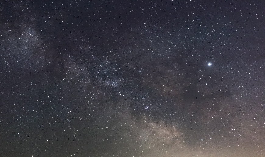 Milky Way Galaxy Night Sky with Stars and Nebula
