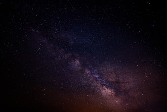 Milky Way Galaxy Night Sky with Stars and Nebula