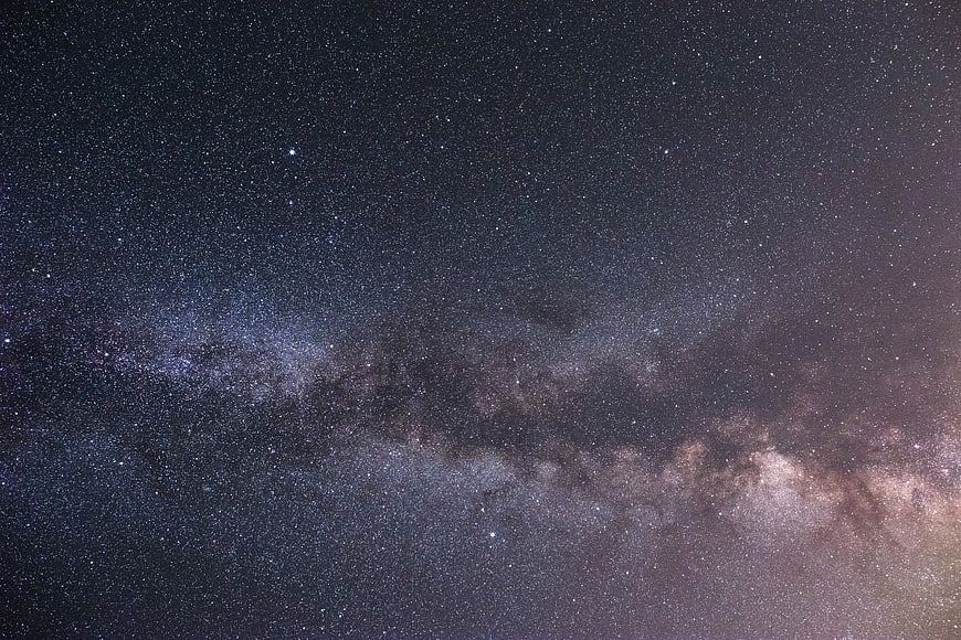Milky Way Galaxy Night Sky with Stars and Nebula