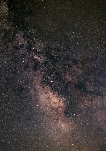 Milky Way Galaxy Night Sky with Stars and Nebula