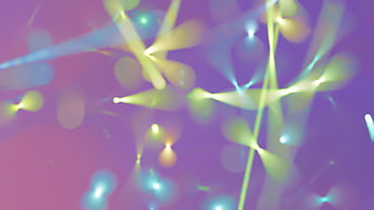 Abstract colorful light streaks and bokeh background