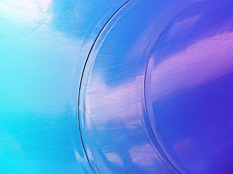 Abstract Blue and Purple Glossy Surface with Reflections